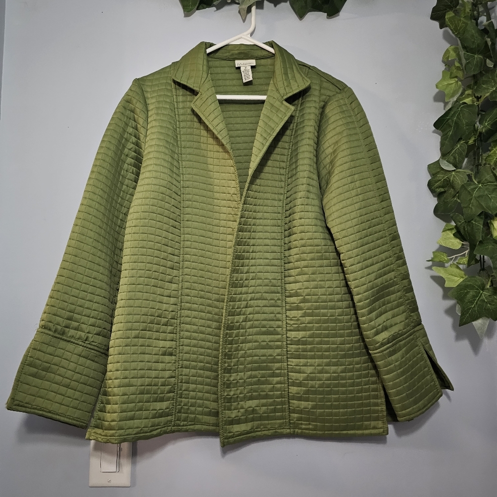 Classic Elements Vintage Quilted Jacket - image 1